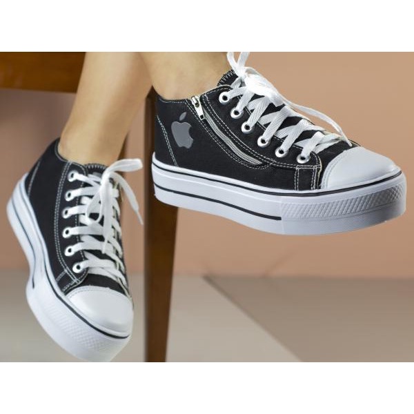 Tenis Feminino Plataforma All Star Apple Promoção Varias Cores Liquidação Frete Gratis Tenis Feminino Plataforma All Star Apple Promoção Varias Cores Liquidação Frete Gratis