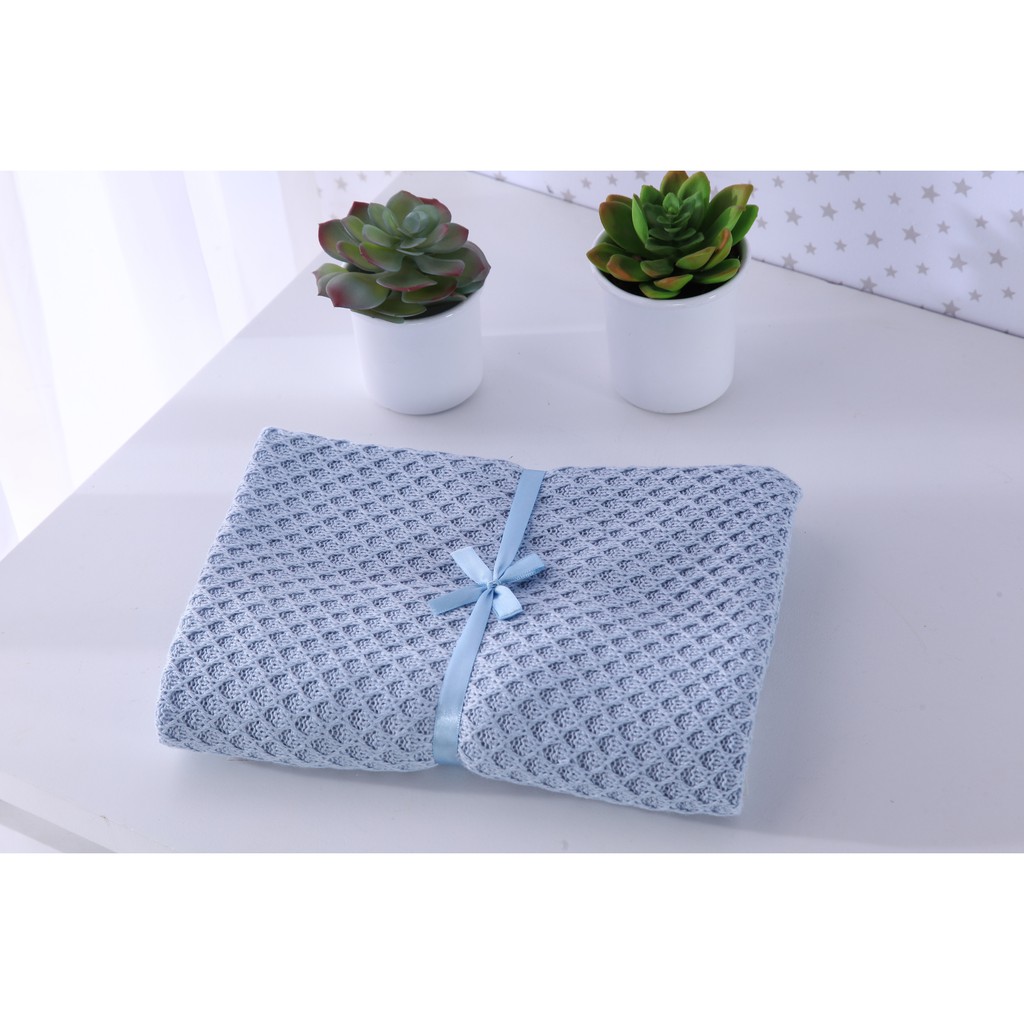 Manta De Tricot Para Bebe Menino E Menina 80 Cm Modelo Colmeia Manta De Tricot Para Bebe Menino E Menina 80 Cm Modelo Colmeia