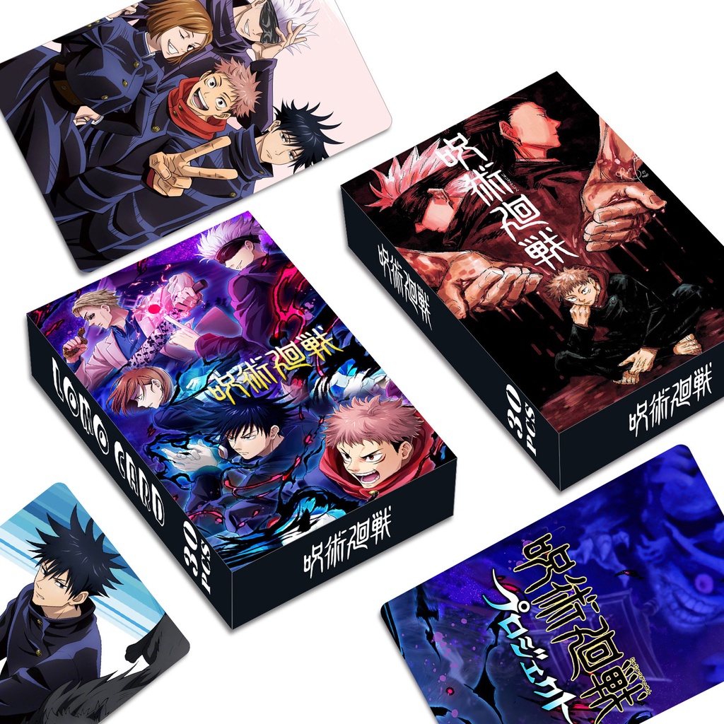 Jujutsu Kaisen Lomo Card Double-sided Color Printing Photocard Postcard 30pcs/Caixa Jujutsu Kaisen Lomo Card Double-sided Color Printing Photocard Postcard 30pcs/Caixa