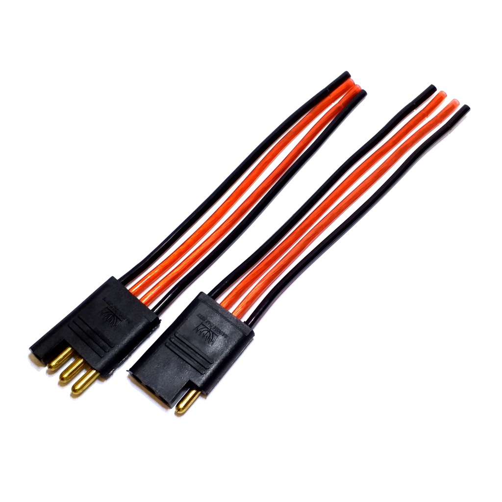 Conector 4 Vias Com Fio 2,5 Mm Chicote Plug Para Caixa Par Home Theater Emborrachado Preto Reforçado Macho E Fêmea Conector 4 Vias Com Fio 2