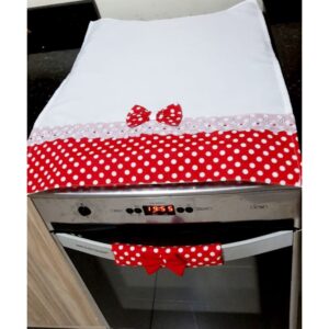Kit Cozinha Pano para fogão + Protetor Para Puxador - Oferta na Shopee