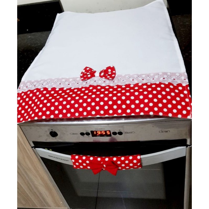 Kit Cozinha Pano para fogão + Protetor Para Puxador Kit Cozinha Pano para fogão + Protetor Para Puxador - Oferta na Shopee