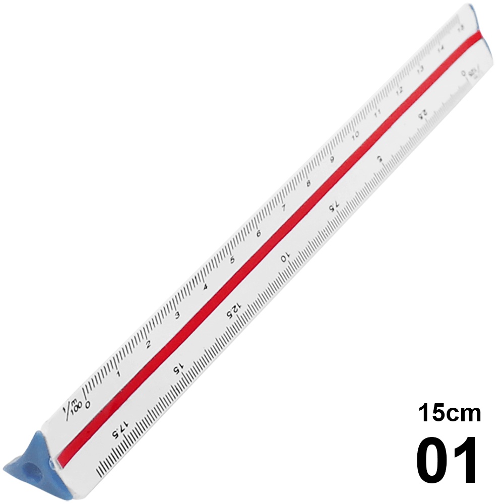 Escalímetro tris 15cm N° 1 Importado Escalímetro tris 15cm N° 1 Importado - Oferta na Shopee