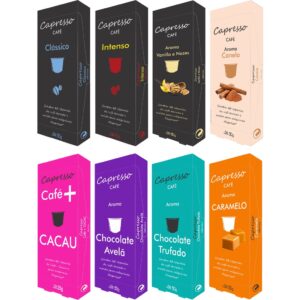Cápsulas Nespresso Cafés Capresso Compatíveis 80 Capsulas - Oferta na Shopee