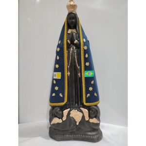 Nossa Senhora Aparecida Imagem 3D 60 Centímetros Gesso - Oferta na Shopee