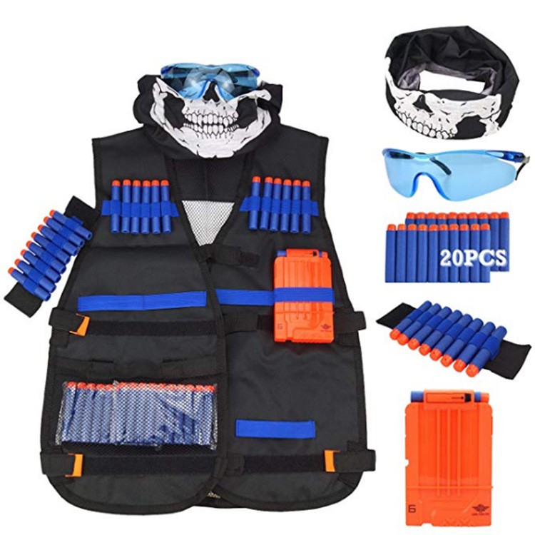 25PCS Kids Kit De Colete Tático Para Nerf N-Strike Elite Series 25PCS Kids Kit De Colete Tático Para Nerf N-Strike Elite Series