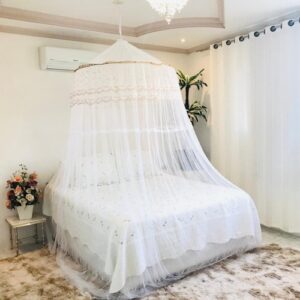 Mosquiteiro Teto Casal  Indiano c/ Elástico promoção com bico - Oferta na Shopee