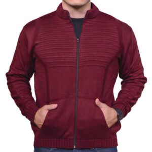 Jaqueta Masculina Blusa De Frio Casaco Aberto Com Bolso E Ziper Tricot - Oferta na Shopee