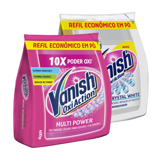 Vanish Tira Manchas Alvejante Seguro em Pó 400g Vanish Tira Manchas Alvejante Seguro em Pó 400g - Oferta na Shopee