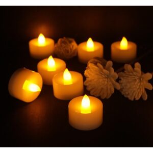 4 Vela Led Eletrônica Decorativas Festa Casamento Decoração Com Baterias - Oferta na Shopee