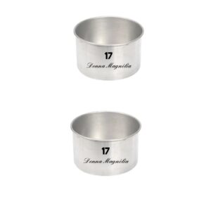 Kit 2 (DUAS)  Assadeira Forma Bolo REDONDA ALTA 17 X 10 cm Alumínio - G90 - Oferta na Shopee