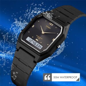 Relógio Skmei Masculino Quartzo Analógico Digital Led À Prova D 'Água 12 / 24 Horas - Oferta na Shopee