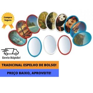 Espelho de Bolso - Caixa com 36 Unidades - Oferta na Shopee
