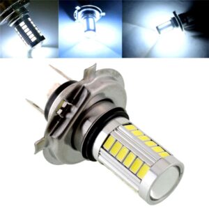 HW H4/H7/9005/9006 33SMD Lâmpada De Teto LED Para Carro Nevoeiro Branca De Funcionamento Diurno - Oferta na Shopee