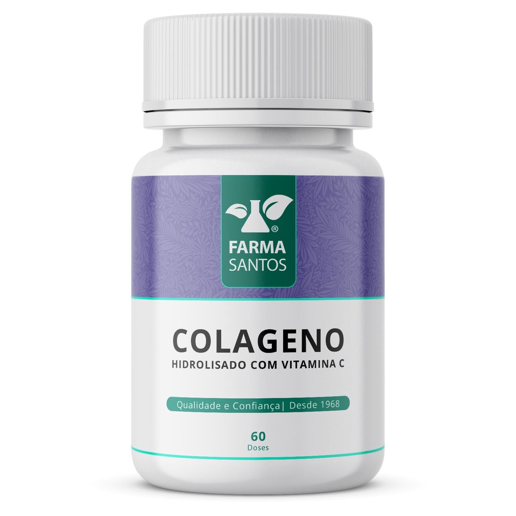 Colágeno Hidrolisado 500Mg Com Vit C 300Mg 60 Doses Colágeno Hidrolisado 500Mg Com Vit C 300Mg 60 Doses - Oferta na Shopee