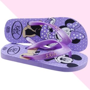Chinelo Feminino Infantil Minnie Casal PVC Confortável - Oferta na Shopee