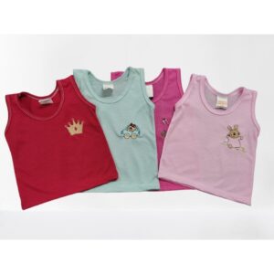KIT 3 CAMISETAS REGATA PIJAMA BEBE - Banguelim - Oferta na Shopee
