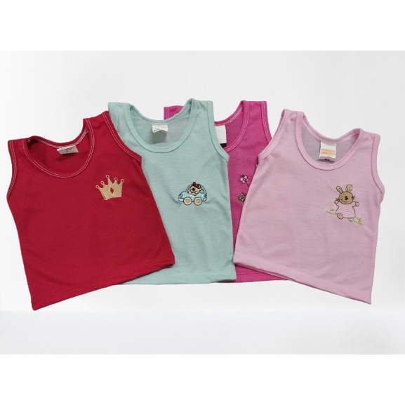 KIT 3 CAMISETAS REGATA PIJAMA BEBE - Banguelim KIT 3 CAMISETAS REGATA PIJAMA BEBE - Banguelim - Oferta na Shopee