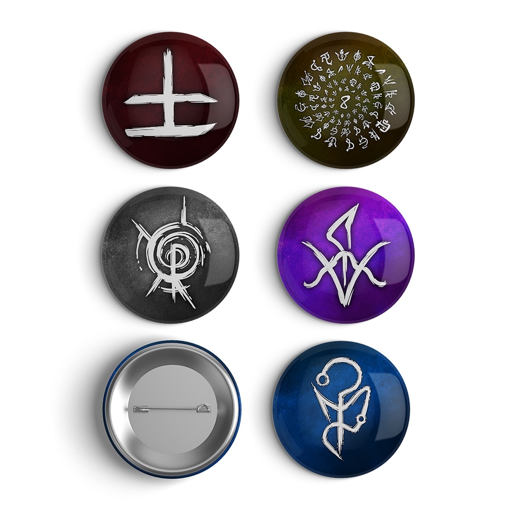 Botton Customizavel Ordem Paranormal RPG - Elementos 3,5 cm Botton Customizavel Ordem Paranormal RPG - Elementos 3