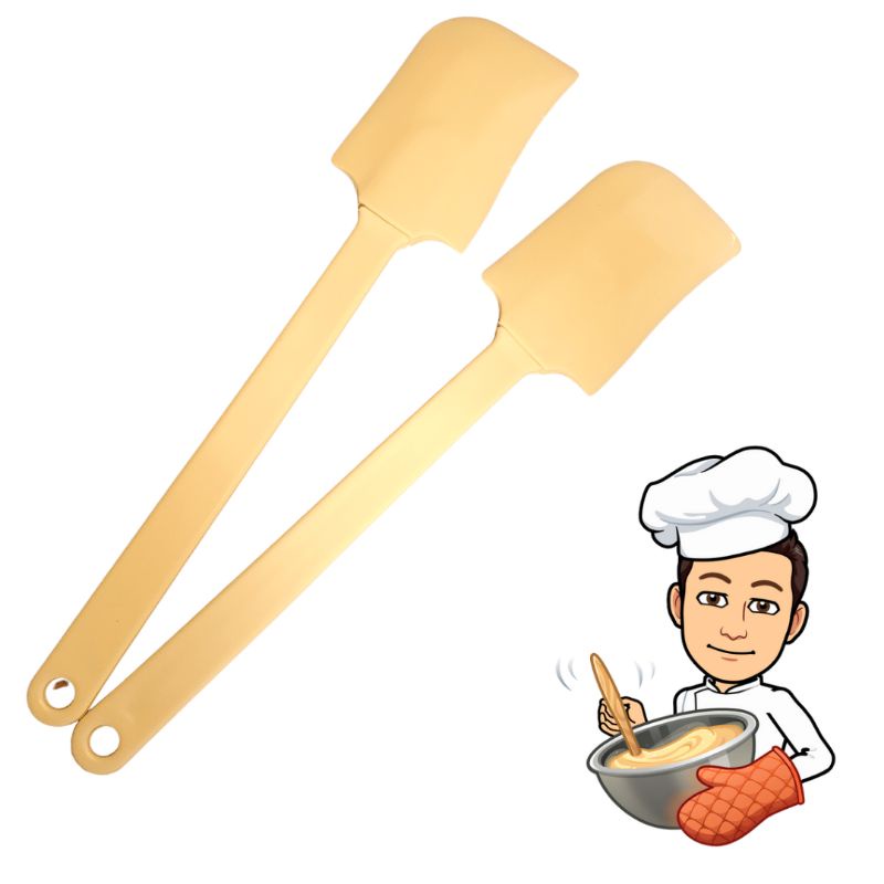 Espátula Silicone Raspa Sobras Pão Duro kit 2 peças Espátula Silicone Raspa Sobras Pão Duro kit 2 peças