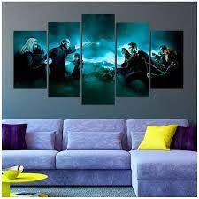 Quadro Decorativo Mosaico 5 Peças Harry Potter Quadro Decorativo Mosaico 5 Peças Harry Potter - Oferta na Shopee