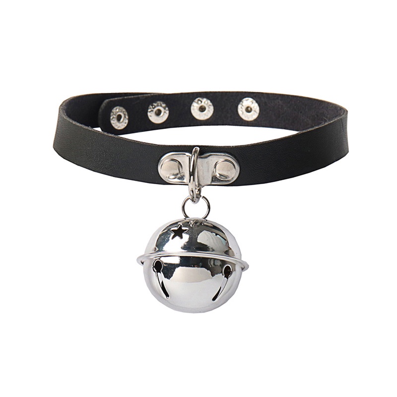 Punk Gótico Grande Sino Gargantilha Para As Mulheres Meninas Colar De Couro De Metal Chocker Goth Anime Cosplay Acessórios De Jóias Punk Gótico Grande Sino Gargantilha Para As Mulheres Meninas Colar De Couro De Metal Chocker Goth Anime Cosplay Acessórios De Jóias - Oferta na Shopee