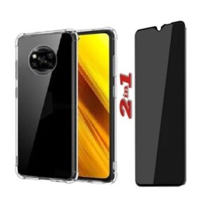 Kit Capa Anti-Impacto + Película 3D Privacidade P/ Poco X3 / X3 Pro - Oferta na Shopee