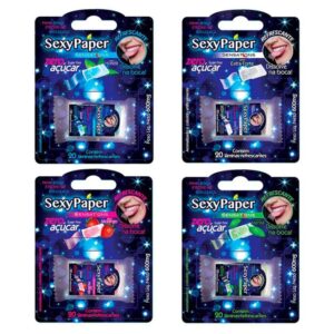 Kit 10 Sexy Paper Mint Laminas Refrescantes para Sexo Oral Sex Shop - Sabores variados - Oferta na Shopee