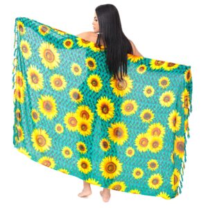 Canga De Praia Viscose Girassol Grande Melhor Qualidade Verão 23 - Oferta na Shopee