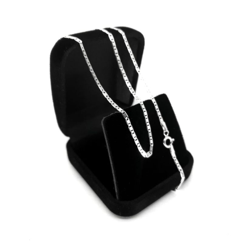 Corrente cordão piastrine 50cm 2mm Prata 925 Legítima Corrente cordão piastrine 50cm 2mm Prata 925 Legítima - Oferta na Shopee
