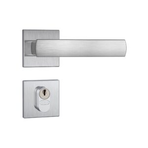 Fechadura Stam Porta Externa 803/35 Broca 40mm Acabamento Escovado Roseta Quadrada Aço Inox - Oferta na Shopee