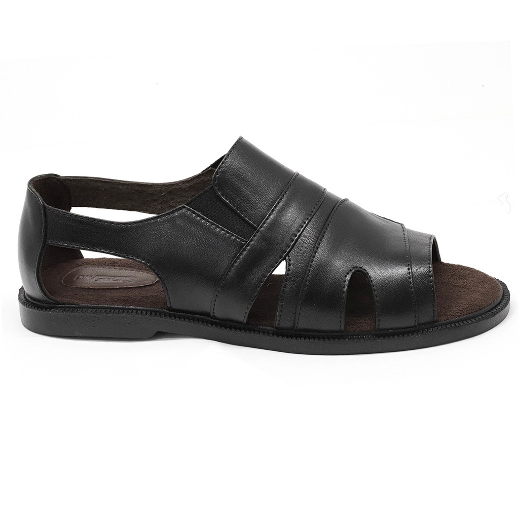 Sandalia Masculina Em Couro Legitimo Com Solado De Borracha Antiderrapante Sandalia Masculina Em Couro Legitimo Com Solado De Borracha Antiderrapante