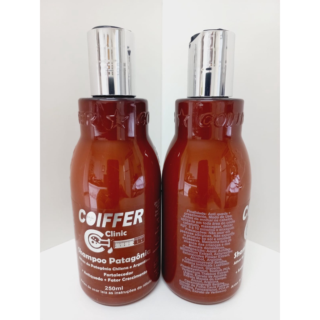 SHAMPOO PATAGONIA AUXILIA NO CRESCIMENTO E ANTIQUEDA COIFFER 250ML SHAMPOO PATAGONIA AUXILIA NO CRESCIMENTO E ANTIQUEDA COIFFER 250ML - Oferta na Shopee