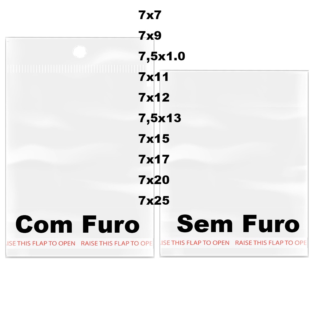 KIT 100 Saco Adesivo Saquinhos transparente FURO 7×7 7×9 7,5×10 7×11 7×12 7,5×13 7×15 7×17 7×20 7×25 7,5×13 FUROS SOLAPA para embalagem grande maior de Joias Bijuterias Presente KIT 100 Saco Adesivo Saquinhos transparente FURO 7×7 7×9 7,5×10 7×11 7×12 7,5×13 7×15 7×17 7×20 7×25 7,5×13 FUROS SOLAPA para embalagem grande maior de Joias Bijuterias Presente