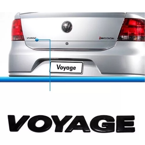 Emblema Letreiro Traseiro Voyage 2013/2021 Black Piano Emblema Letreiro Traseiro Voyage 2013/2021 Black Piano - Oferta na Shopee