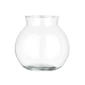 Vaso Aquário 400ml Mini Com Colar Ø6x10cm Para Decoração Arranjos Centro De Mesa Enfeite Decorativo Sala Casa Festas Casamentos Buffet - Oferta na Shopee