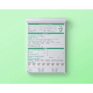 Bloco Ficha Anamnese Podologia A4 Colorido Papel 90g 120g - Oferta na Shopee