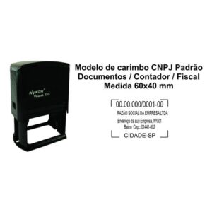 Nykon 355 Power - 40x60mm - Carimbo Personalizado - Oferta na Shopee