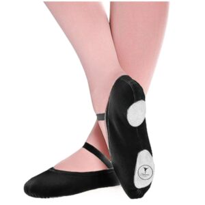 SAPATILHA BALLET BALE DANÇA LONA OVINHO DIVIDIDA PANO - Oferta na Shopee
