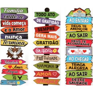 Placa Decorativa Quadro Decoração Para Parede Jardím Área de Lazer - Oferta na Shopee