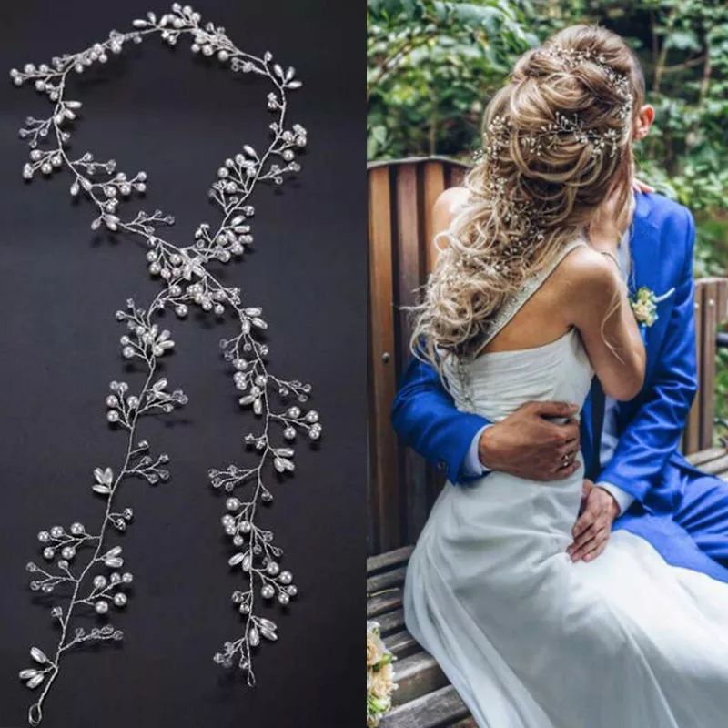 Z.W BIJOUX - Tiara Arranjo Cabelo Noiva tipo pérolas fio Strass linda Z.W BIJOUX - Tiara Arranjo Cabelo Noiva tipo pérolas fio Strass linda - Oferta na Shopee