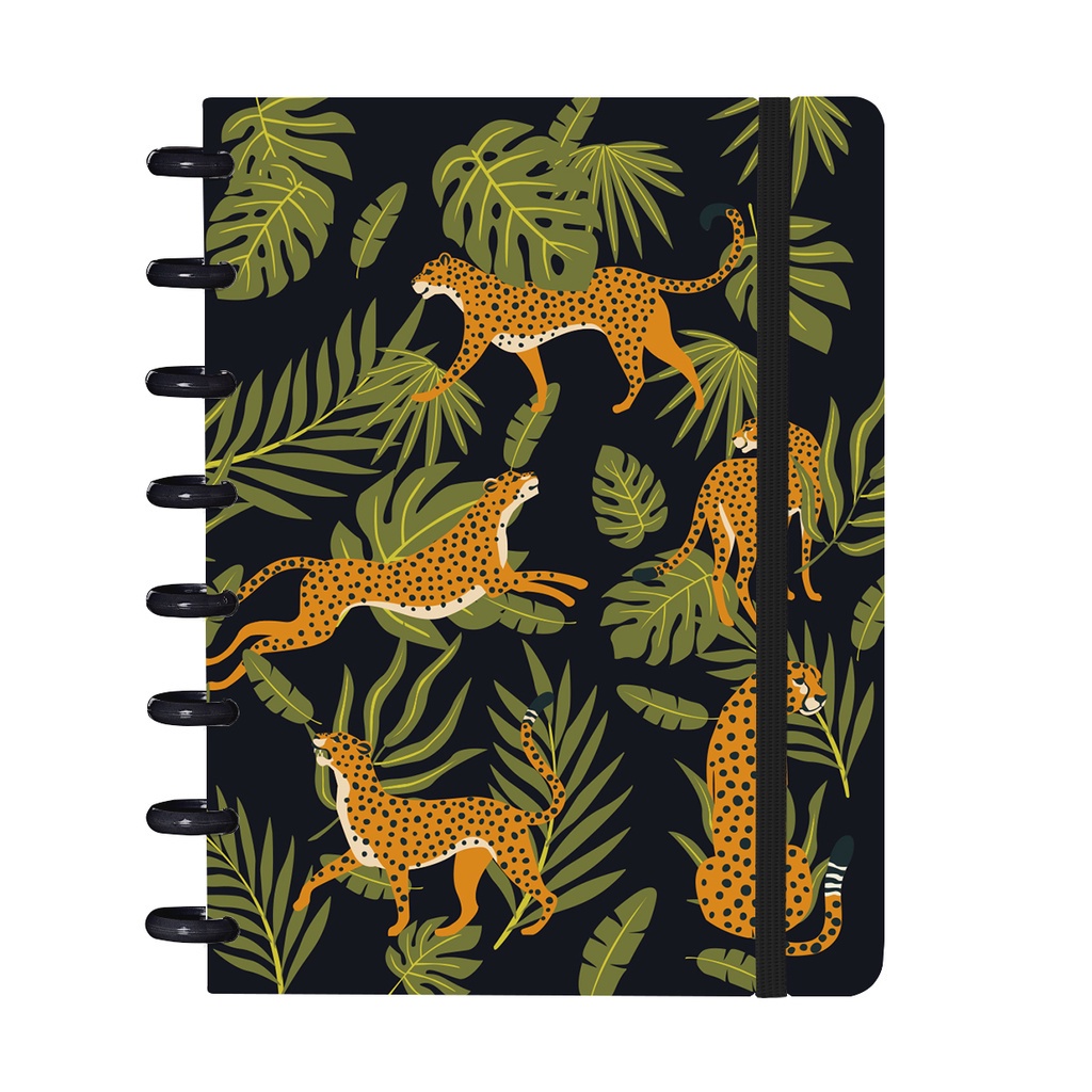 Caderno De Disco Iscool Inteligente Pequeno 80 Folhas Tropical Onças Preto Caderno De Disco Iscool Inteligente Pequeno 80 Folhas Tropical Onças Preto - Oferta na Shopee