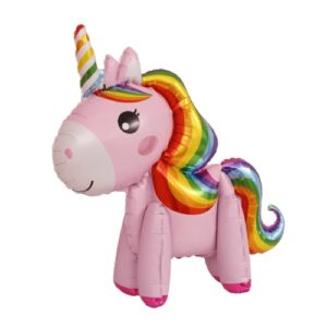 1 Balão Metalizado Unicornio Rosa 3d Gigante 85*55cm Festa e Decoração - Oferta na Shopee