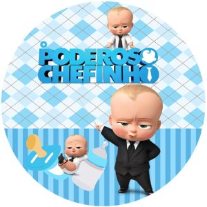 Painel Redondo Tecido Sublimado Poderoso Chefinho e Chefinha C/elástico 150x150cm - Oferta na Shopee