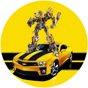 Painel Redondo Tecido Sublimado Transformers C/elástico 150x150cm - Oferta na Shopee