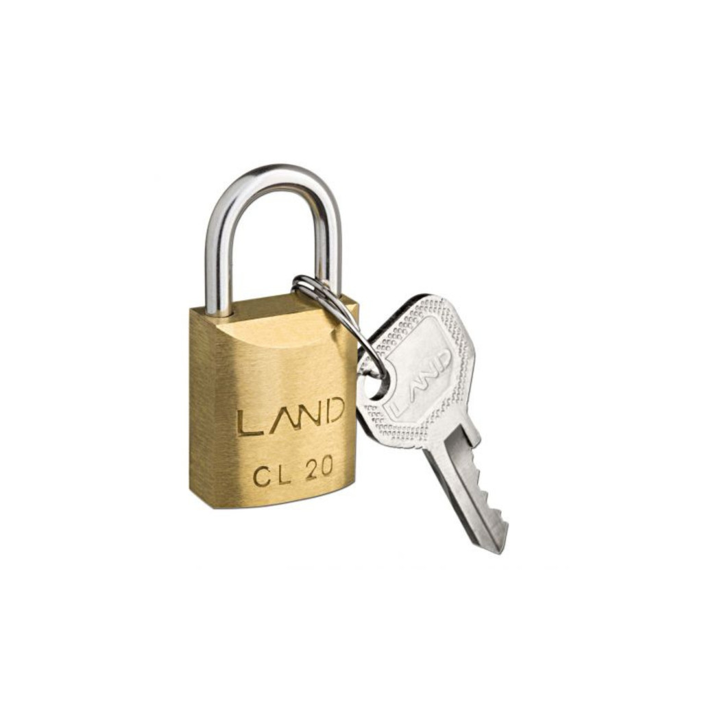 Cadeado LAND 20MM Com 2 Chaves Cadeado LAND 20MM Com 2 Chaves - Oferta na Shopee