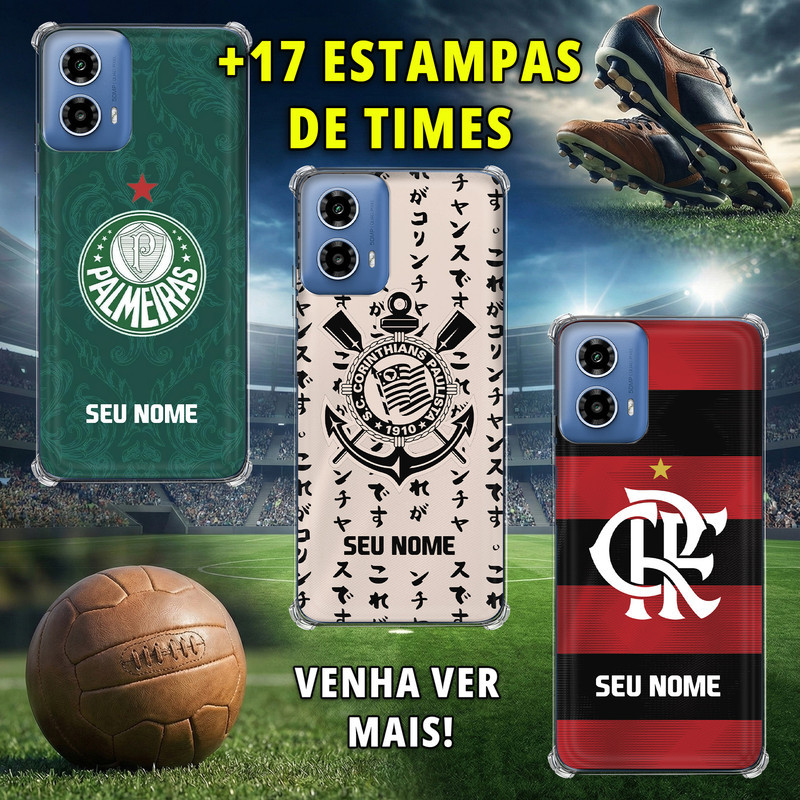 Capa Capinha para Motorola Moto G34 - Times Brasileiros Capa Capinha para Motorola Moto G34 - Times Brasileiros - Oferta na Shopee