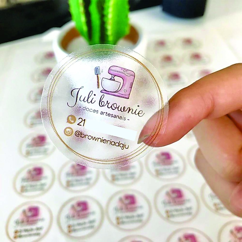1000 Etiquetas Rótulos Personalizados Adesivo Fosco Brilho Transparente 4×4 cm 1000 Etiquetas Rótulos Personalizados Adesivo Fosco Brilho Transparente 4×4 cm