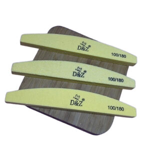 Lixa Polidora D&Z Para Unhas Profissional Bumerangue/Reta/Caixão - Oferta na Shopee