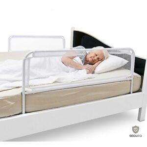 Protetor de Cama Grade de Segurança Resistente e Dobrável para Todos os Tipos de Camas - Oferta na Shopee
